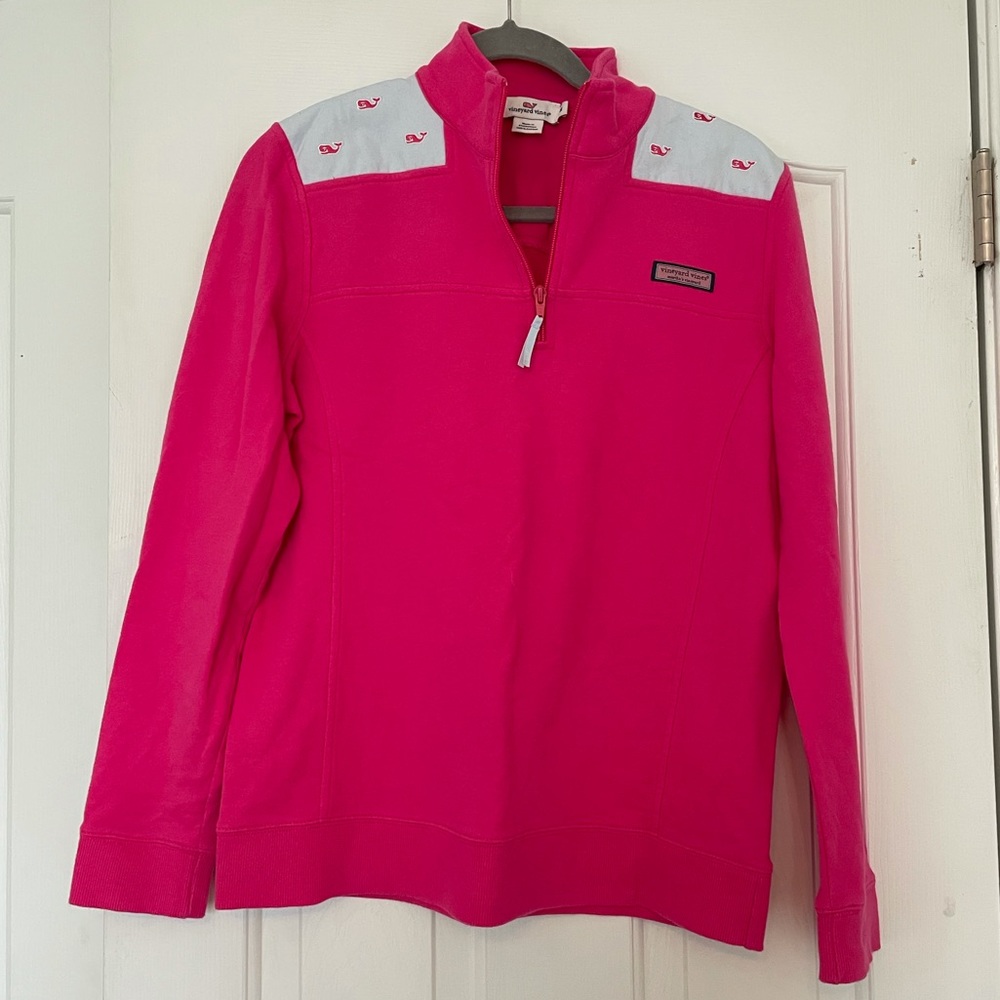Vineyard vines women’s 1/4 zip shep shirt size medium
